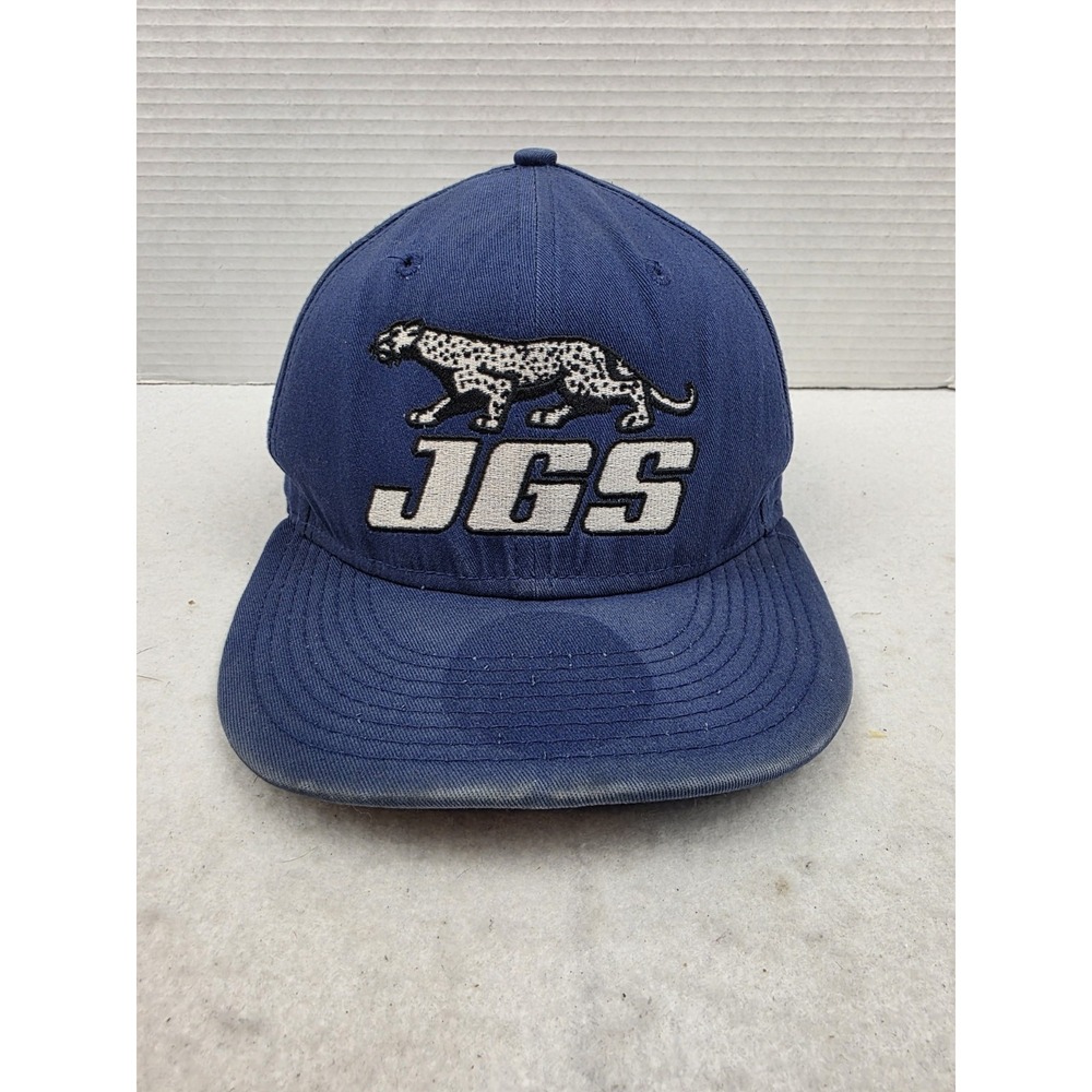 2014 New Era Jacksonville Jaguars JGS Snapback Spellout Blue Hat Faded